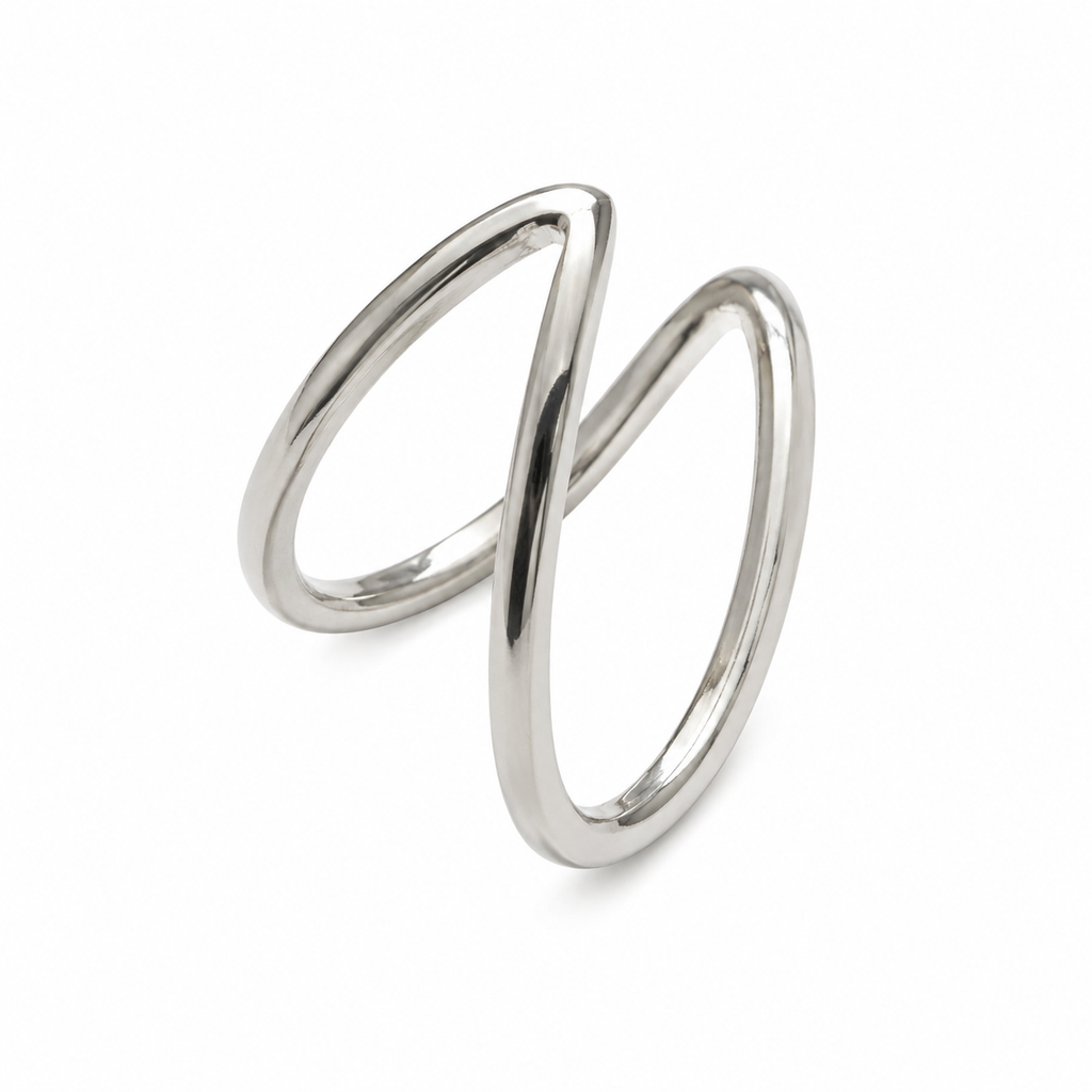 Fasssions Minimalist Silver Oval Hoop Earrings for Women | Lightweight Elegant Korean Style Earrings | Everyday Fashion Jewelry