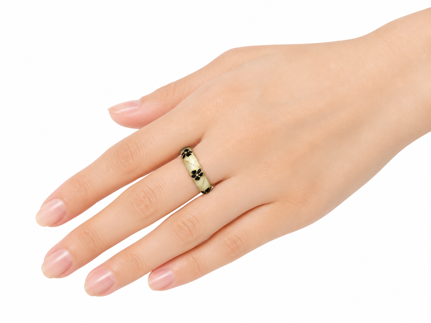 Enamel Ring for Women | Multicolor Tone Designer Ring | Stylish Fashion Finger Ring for Women & Girls | Elegant Party Wear Jewellery (Copy)
