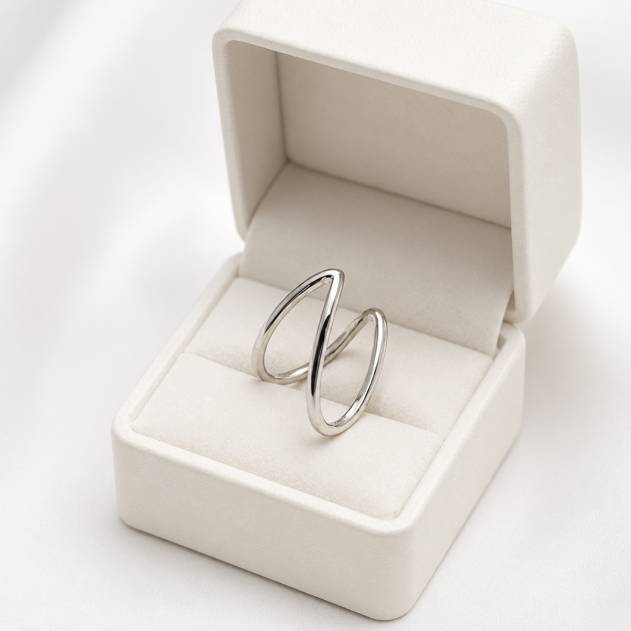Fasssions Minimalist Silver Oval Hoop Earrings for Women | Lightweight Elegant Korean Style Earrings | Everyday Fashion Jewelry