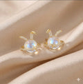 Korean Planet Pearl Stud Earrings for Women | Gold Plated Star Orbit Pearl Earrings | Trendy Korean Designer Earrings | Cute Elegant Jewelry for Girls & Women