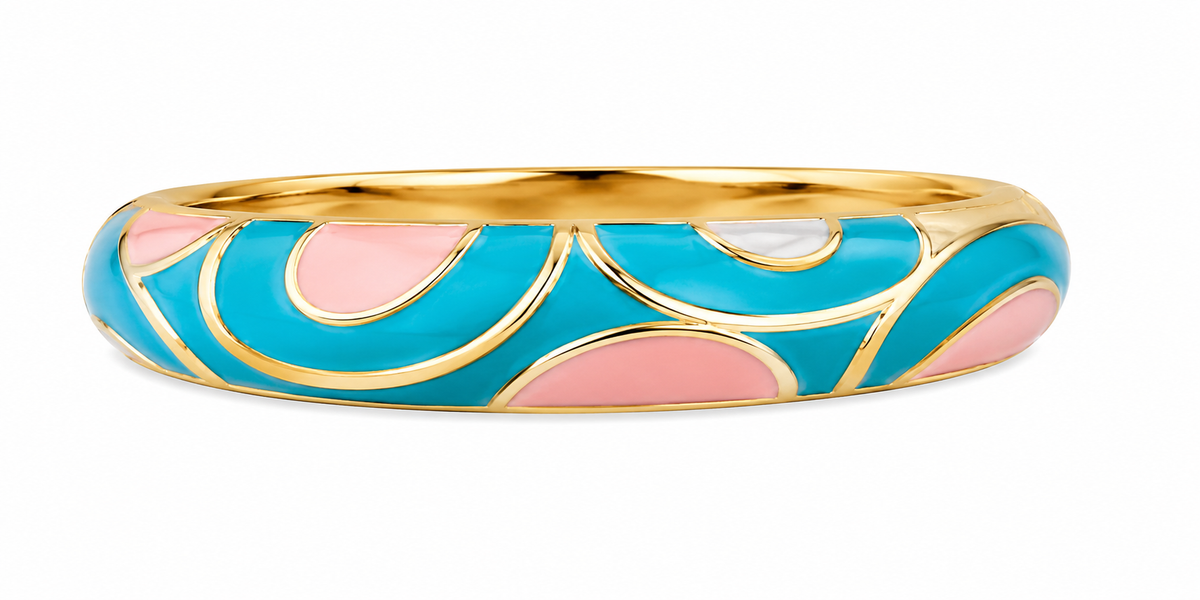 Enamel Ring for Women | Multicolor Tone Designer Ring