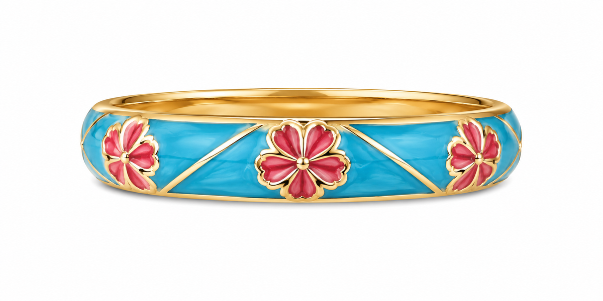 Enamel Ring for Women | Multicolor Tone Designer Ring