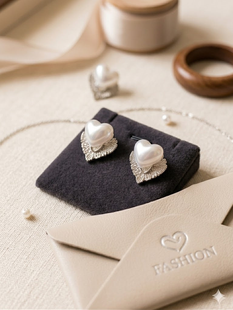 Royal Pearl Love Earrings