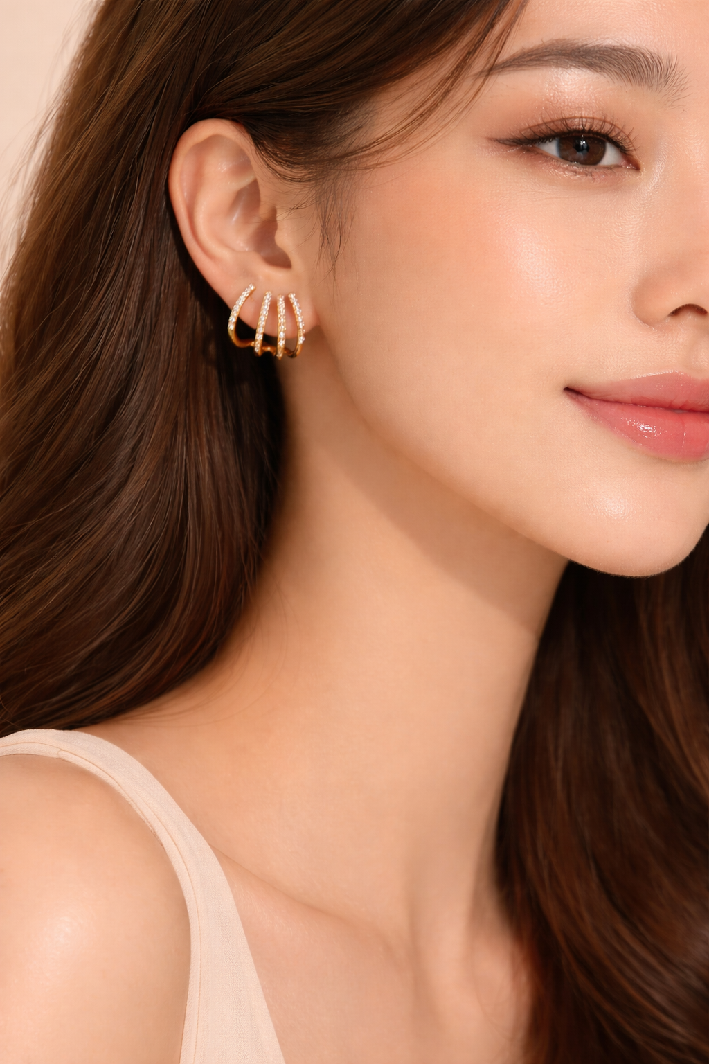 Golden Rhythm Shine Earrings