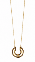 The Sienna Scalloped Horseshoe Pendant