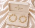 Korean Starfish Hoop Earrings for Women | Gold-Plated Ocean-Inspired Statement Hoop Earrings | Beach Style Fashion Jewelry | Trendy Korean Earrings